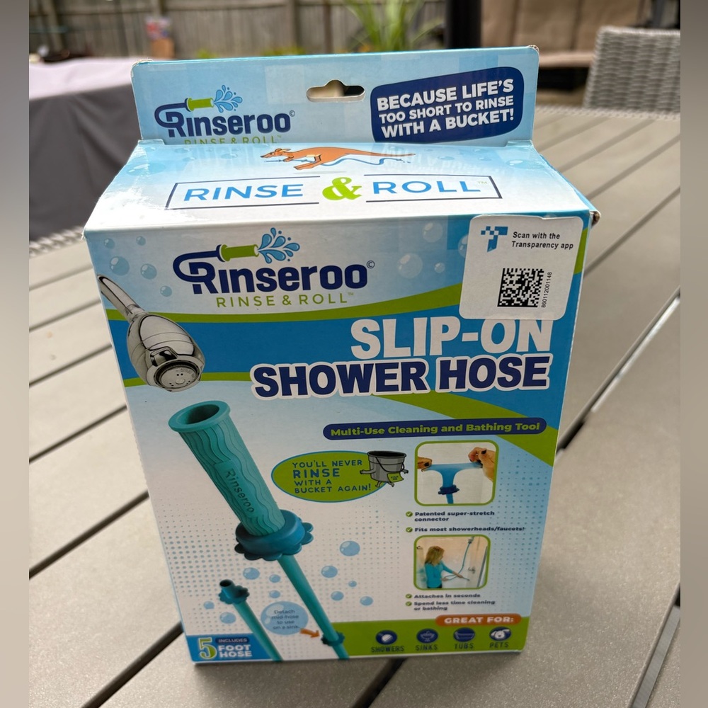 Rinseroo Slip-On 5ft. Shower Hose for Pet Bathing, And Other Cleaning Uses - Picture 4 of 5